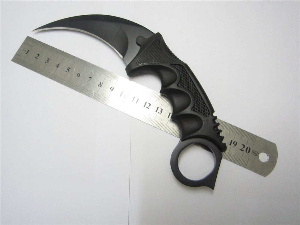 Нож керамбит CS GО Karambit Черный (1002621-Black-0) - фото 3