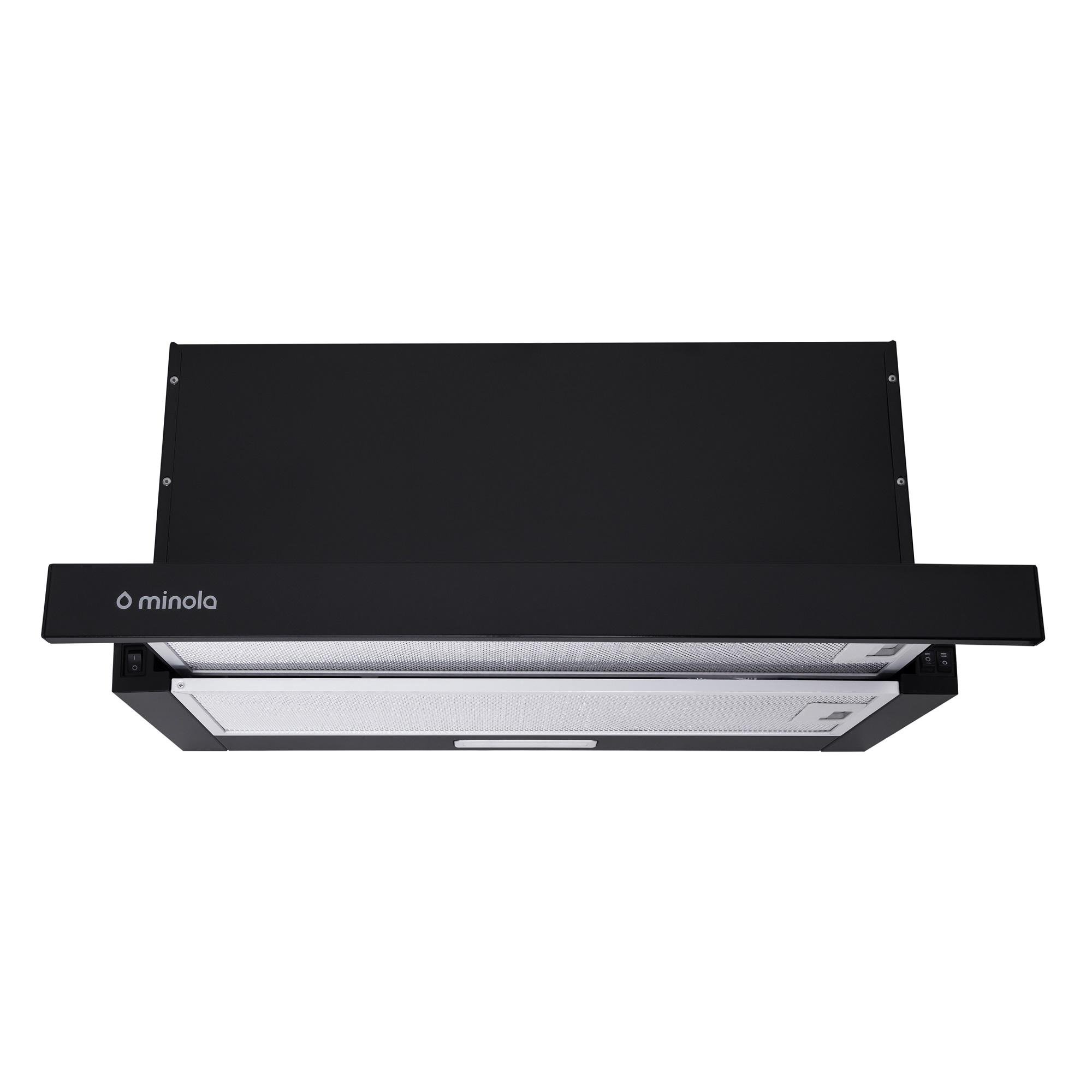 Вытяжка телескопическая Minola HTL 6614 BL 1000 LED