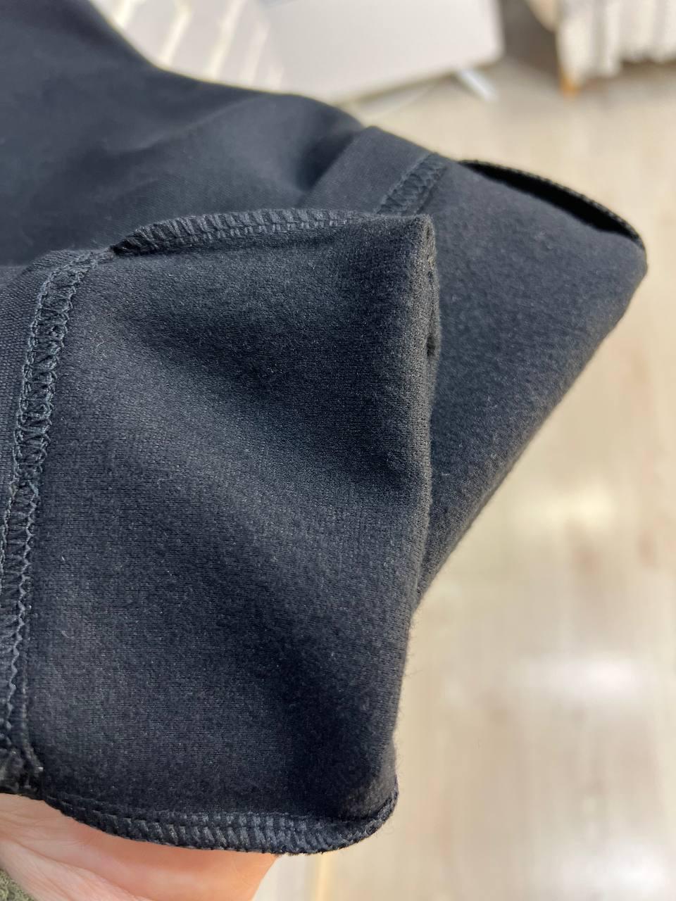 Лосины женские батал INCEBELLI 4148 широкий пояс утепленные 4XL Черный (1182) - фото 5