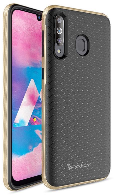 Чехол iPaky для Samsung Galaxy M30 M305 (ДвухКомпонентный) Накладка Gold (09613-2A)