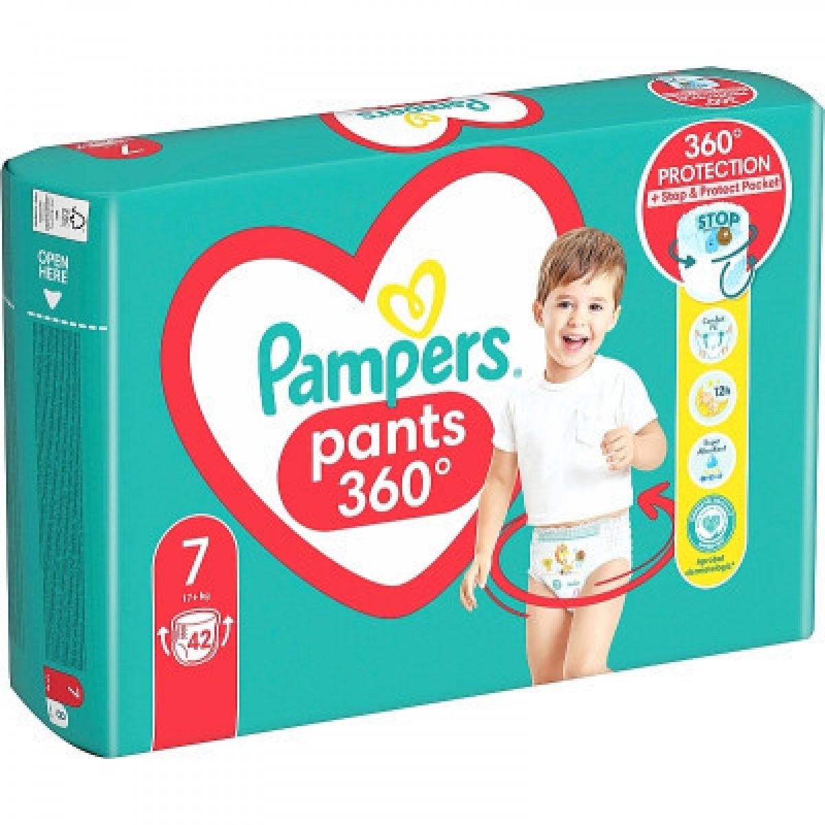 Подгузники Pampers Pants Giant Plus р. 7 17+ кг 42 шт. (8700216341639) - фото 3