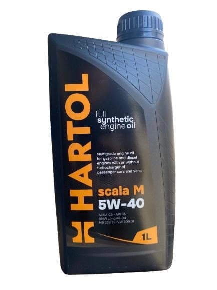 Масло синтетичне HARTOL Scala 5W-40 M API SN 1 л (35208520)