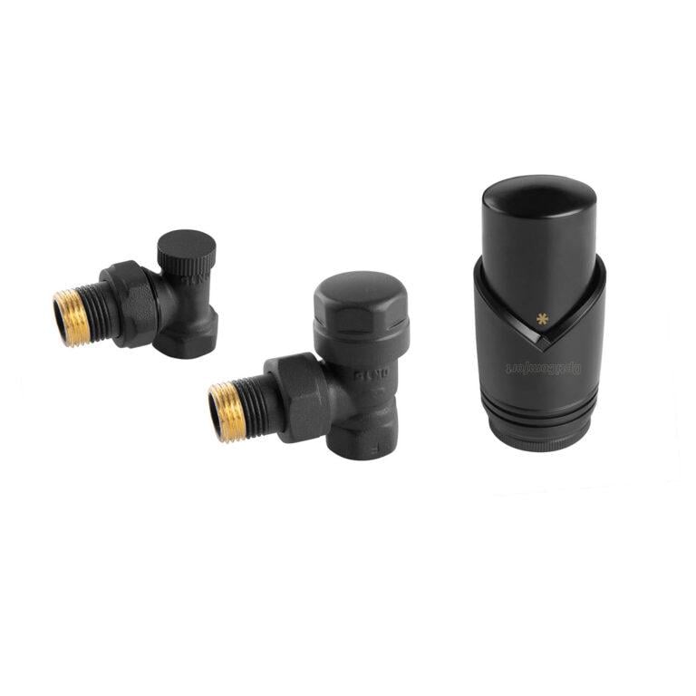 Комплект термостатичний кутовий IDMAR 409 TKCZ Чорний (26866746)