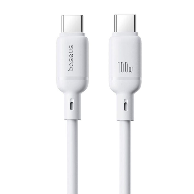 Кабель Baseus Silky Series Cable Type-C to Type-C 100W 2m P10377704213-01 White