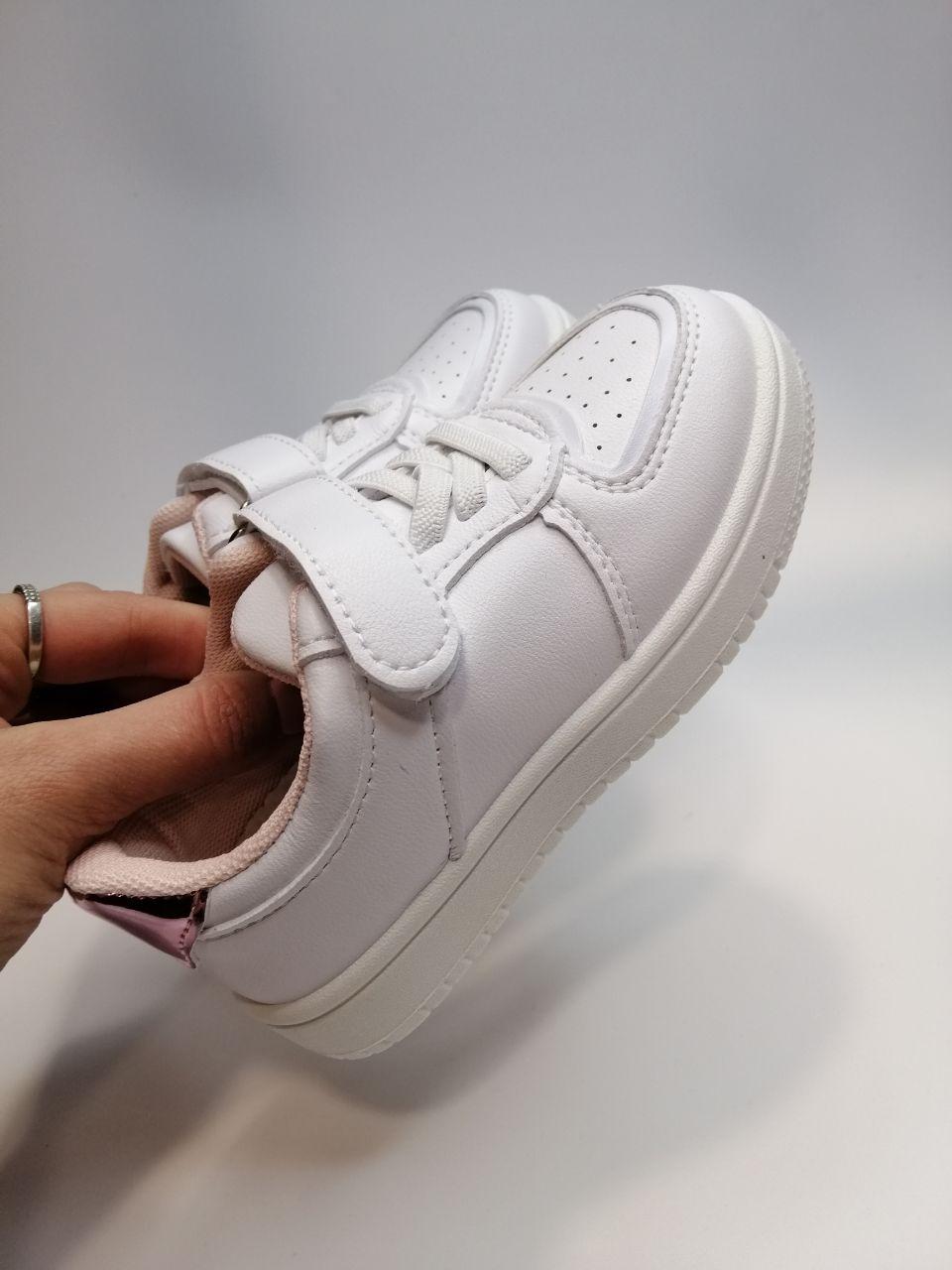 Кросівки для дівчинки Apawwa р. 27 16,8 см Білий (56-1 ZC pink) - фото 4 Кросівки для дівчинки Apawwa р. 27 16,8 см Білий (56-1 ZC pink) - фото 4