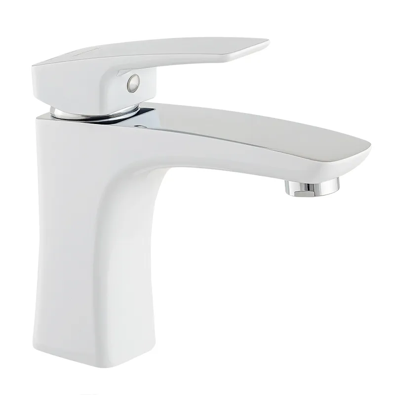 Смеситель для умывальника MIXXUS Premium Patrick 001 гайка White (MI5853)