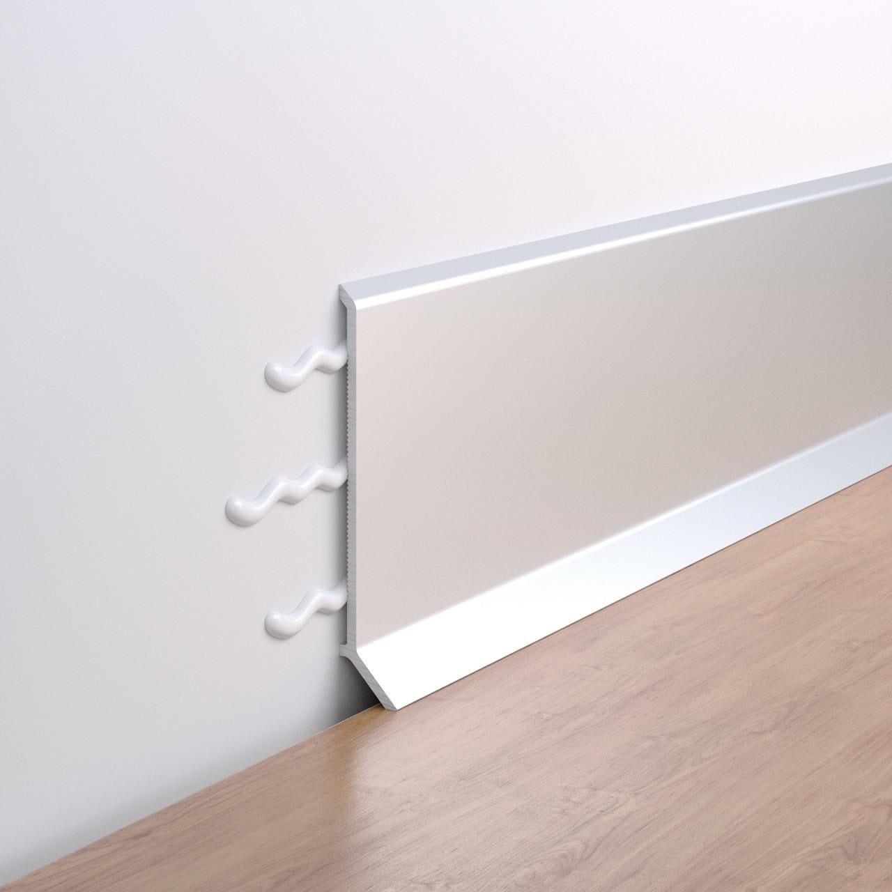 Плинтус накладной FSPRO P60 алюминиевый анодированный 2,5 м Серебряный (F1.P60A) Плинтус накладной FSPRO P60 алюминиевый анодированный 2,5 м Серебряный (F1.P60A)