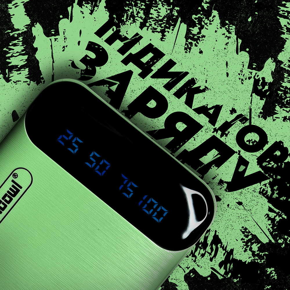 Повербанк Andowl Q-CD223Х1 20000 mAh зі швидкою зарядкою дисплеєм портами Micro USB/Type C Зелений (075b9576) - фото 5 Повербанк Andowl Q-CD223Х1 20000 mAh зі швидкою зарядкою дисплеєм портами Micro USB/Type C Зелений (075b9576) - фото 5