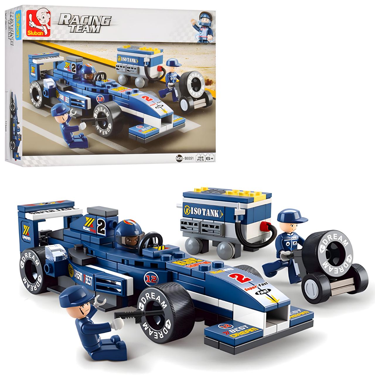 Конструктор Sluban Автогонки 196 дет. (M38-B0351)