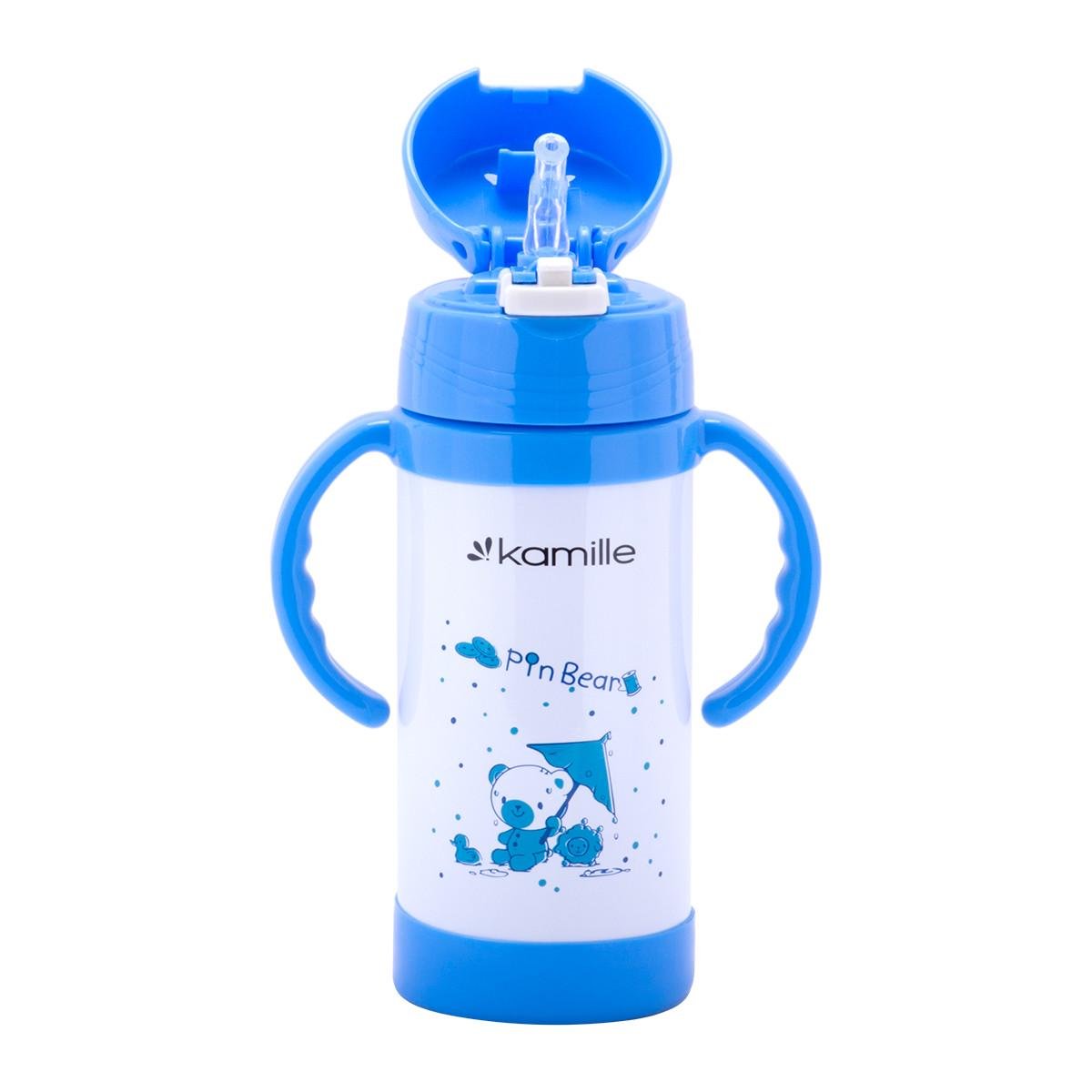 Термопляшка дитяча Kamille KM-2085 з нержавіючої сталі 350 мл Зелений (29-84-2085) - фото 10 Термопляшка дитяча Kamille KM-2085 з нержавіючої сталі 350 мл Зелений (29-84-2085) - фото 10