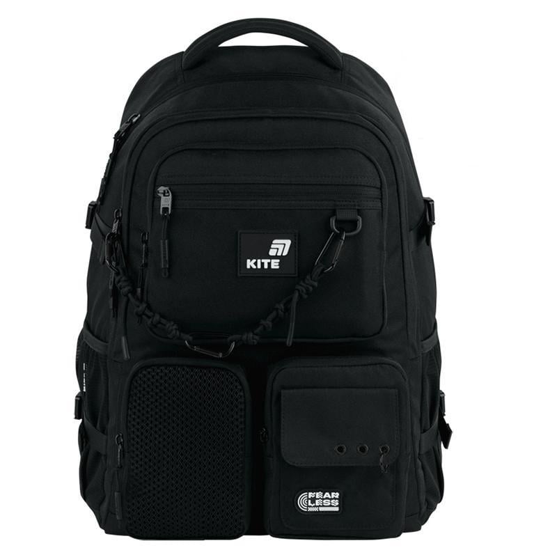 Рюкзак молодіжний KITE Education teens Fear Less 24 л Чорний (K26-1018XL-1)