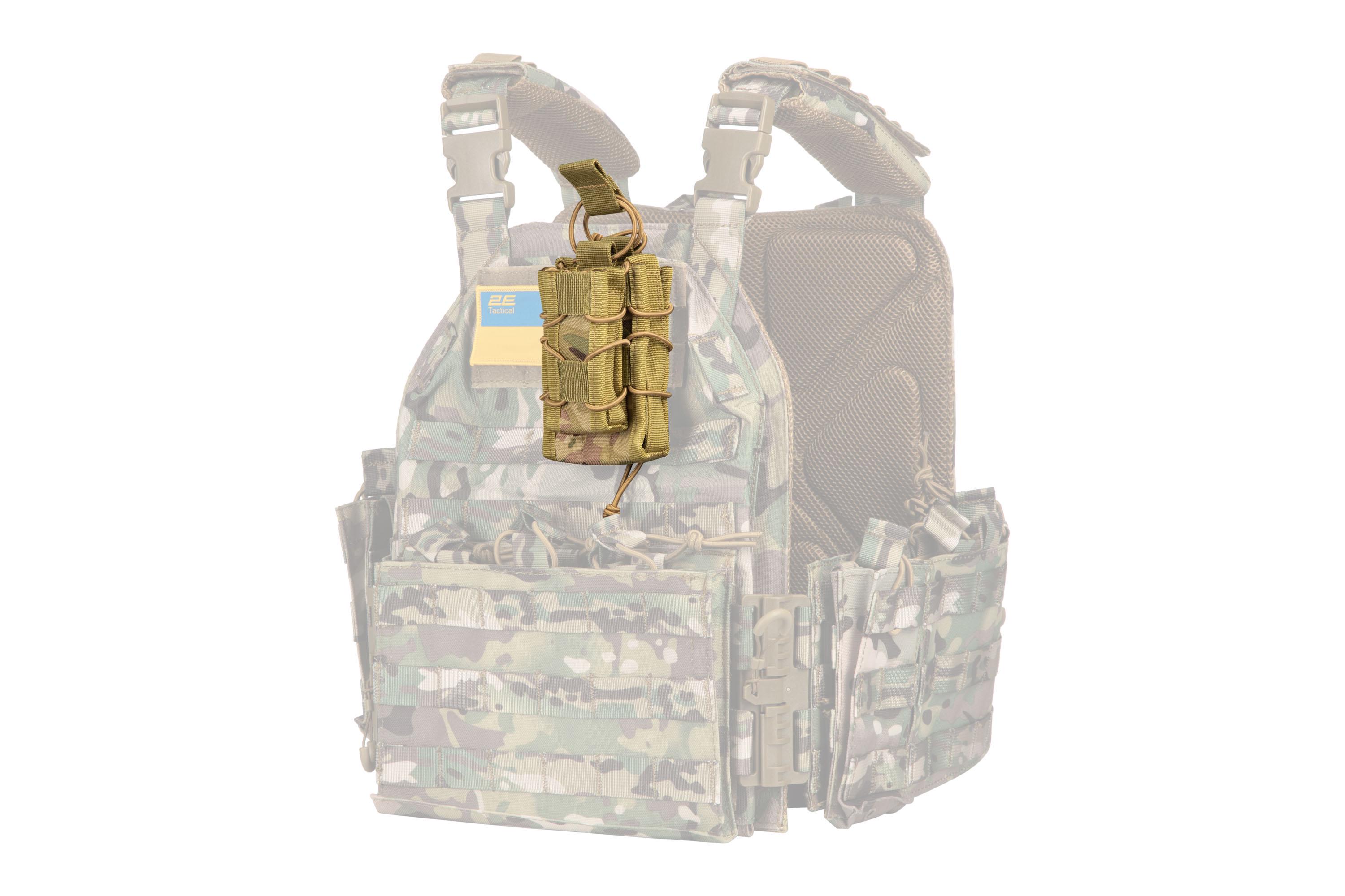 Чехол двойной 2E Tactical Камуфляж (ERC-2E-MILTACDPOUCH-Y-CC) - фото 2 Чехол двойной 2E Tactical Камуфляж (ERC-2E-MILTACDPOUCH-Y-CC) - фото 2