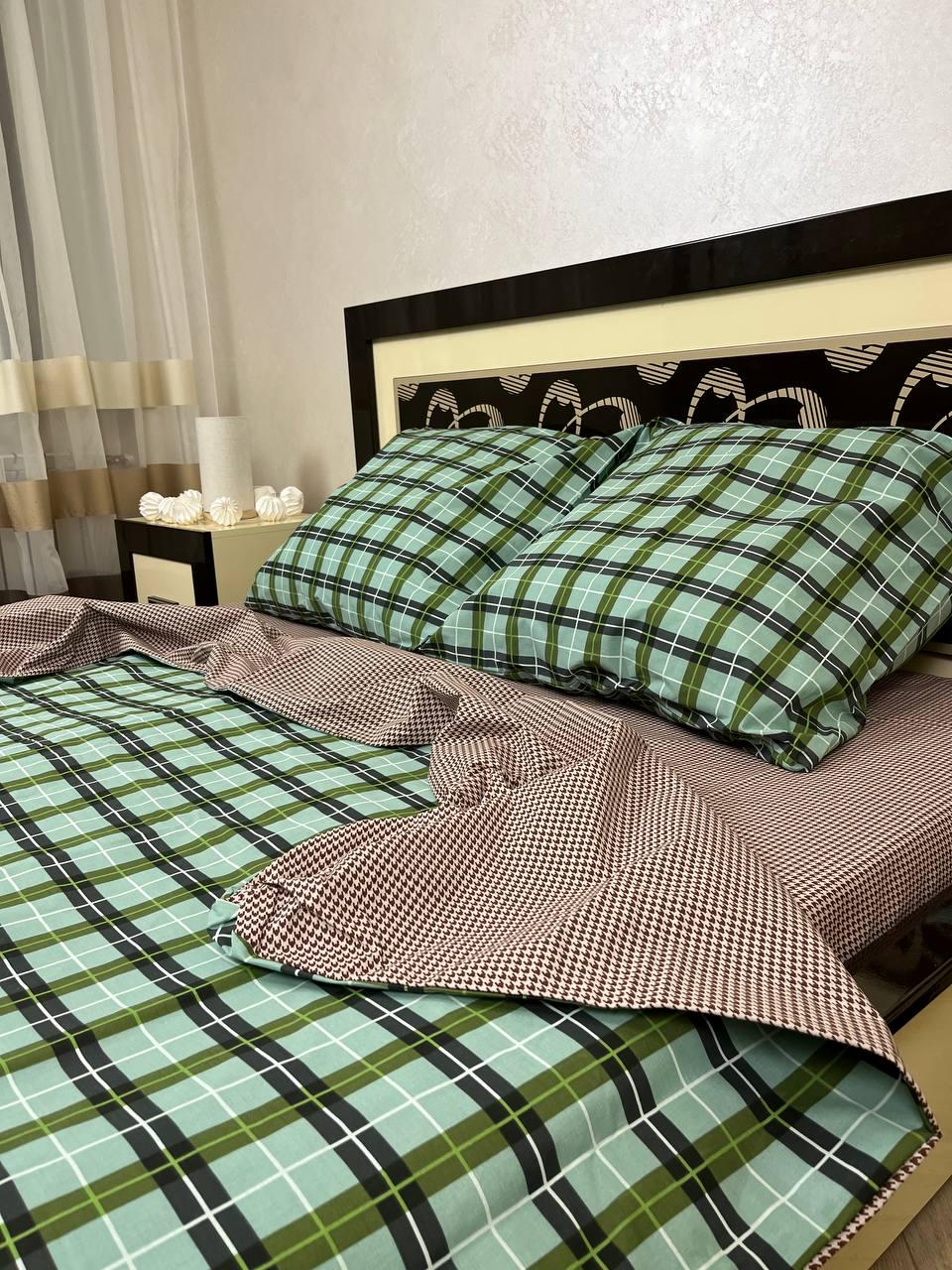 Комплект постільної білизни двоспальний наволочки 70x70 см (DR-113-1) - фото 4 Комплект постільної білизни двоспальний наволочки 70x70 см (DR-113-1) - фото 4