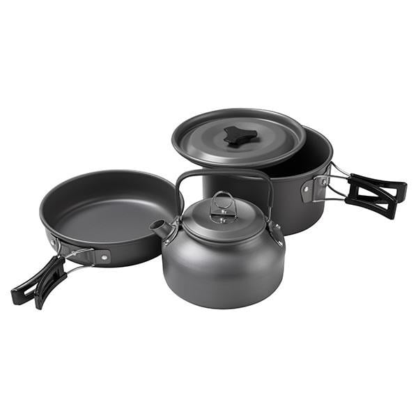 Посуда туристическая алюминиевый Черный Посуда туристическая алюминиевый Черный