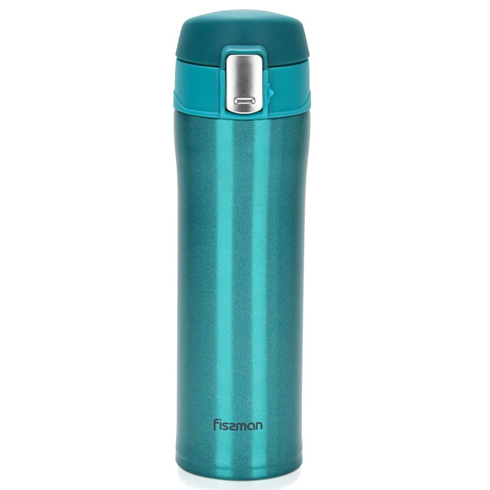 Термос-кружка Fissman 450 мл Голубой (9624) - фото 1 Термос-кружка Fissman 450 мл Голубой (9624) - фото 1