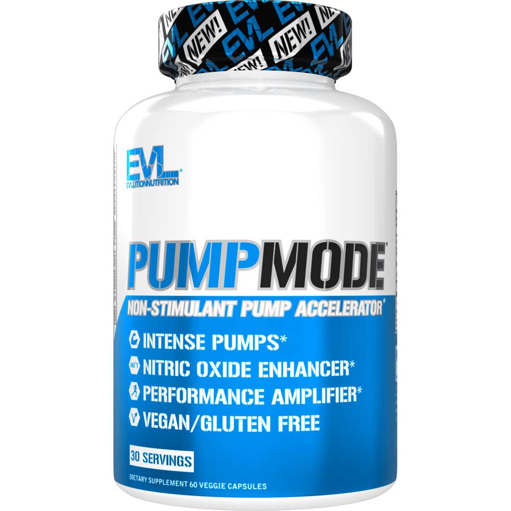 Предтренировочный комплекс Evlution Nutrition PumpMode Non-Stimulant Pump Accelerator 60 veggie capsules