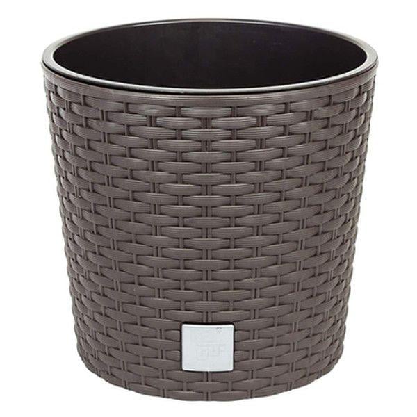 Вазон Prosperplast Rato Round 15,3 л Коричневый