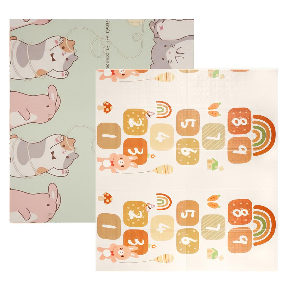 Коврик детский Poppet двусторонний Игривые котята и Классики 200х180x1 см (PP041-200) Коврик детский Poppet двусторонний Игривые котята и Классики 200х180x1 см (PP041-200)