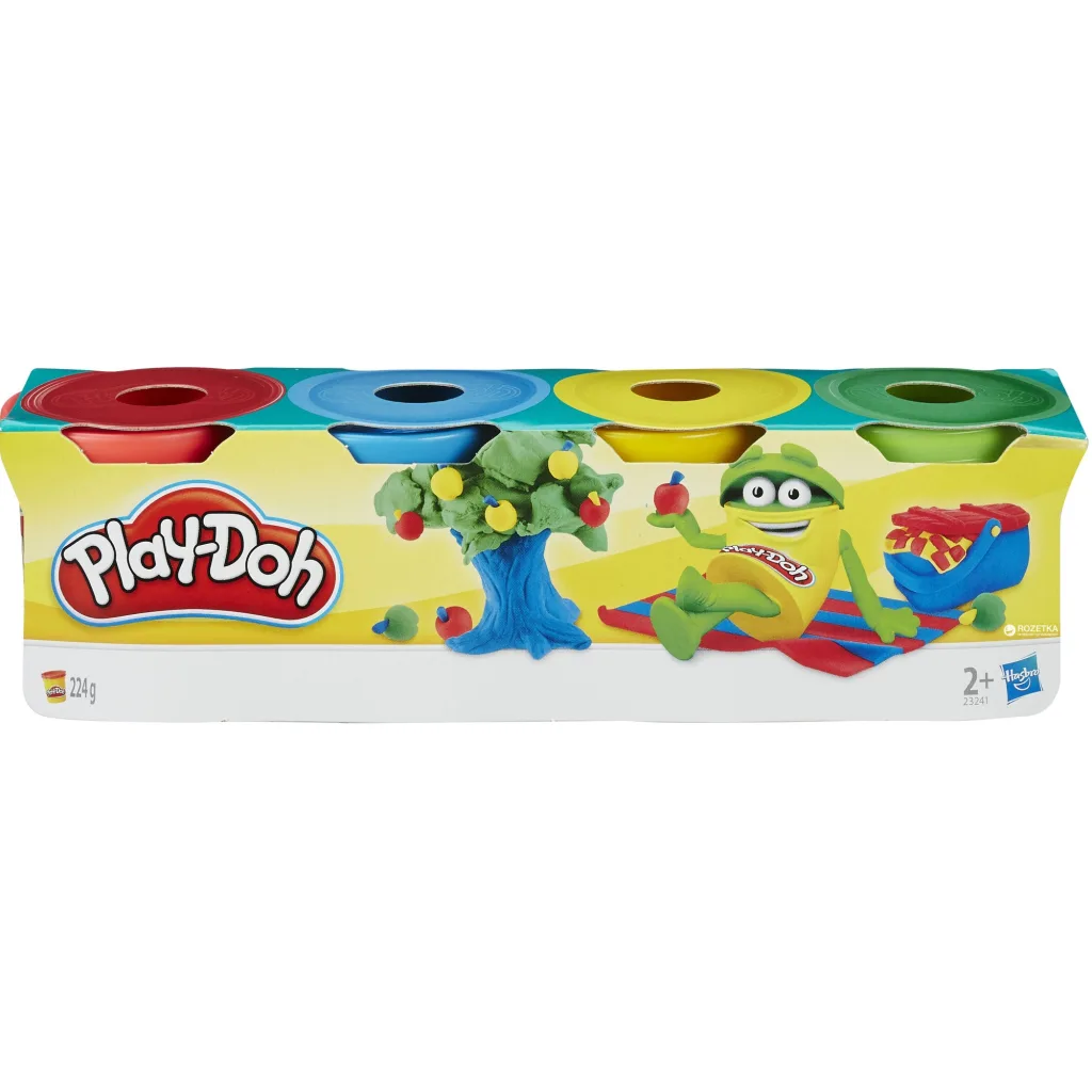 Набір пластиліну для творчості Hasbro Play-Doh міні 4 од. (23241)