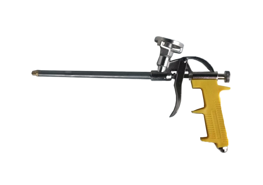 Пистолет для пены MAGtools металлический корпус желтая ручка (М 1461)