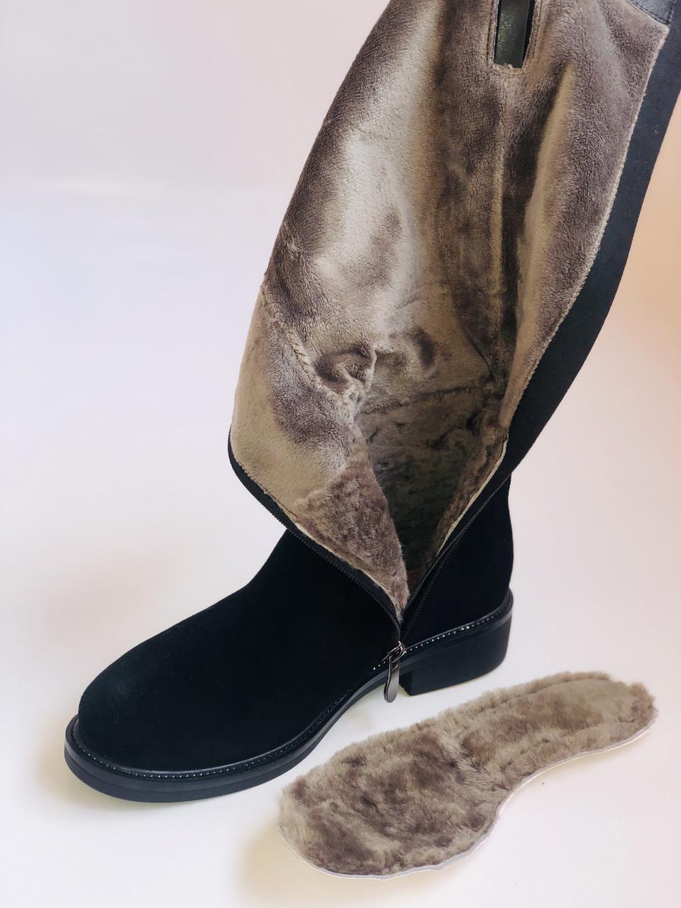 Сапоги женские зимние Molka р. 39 25,0 см Черный (2324) - фото 10