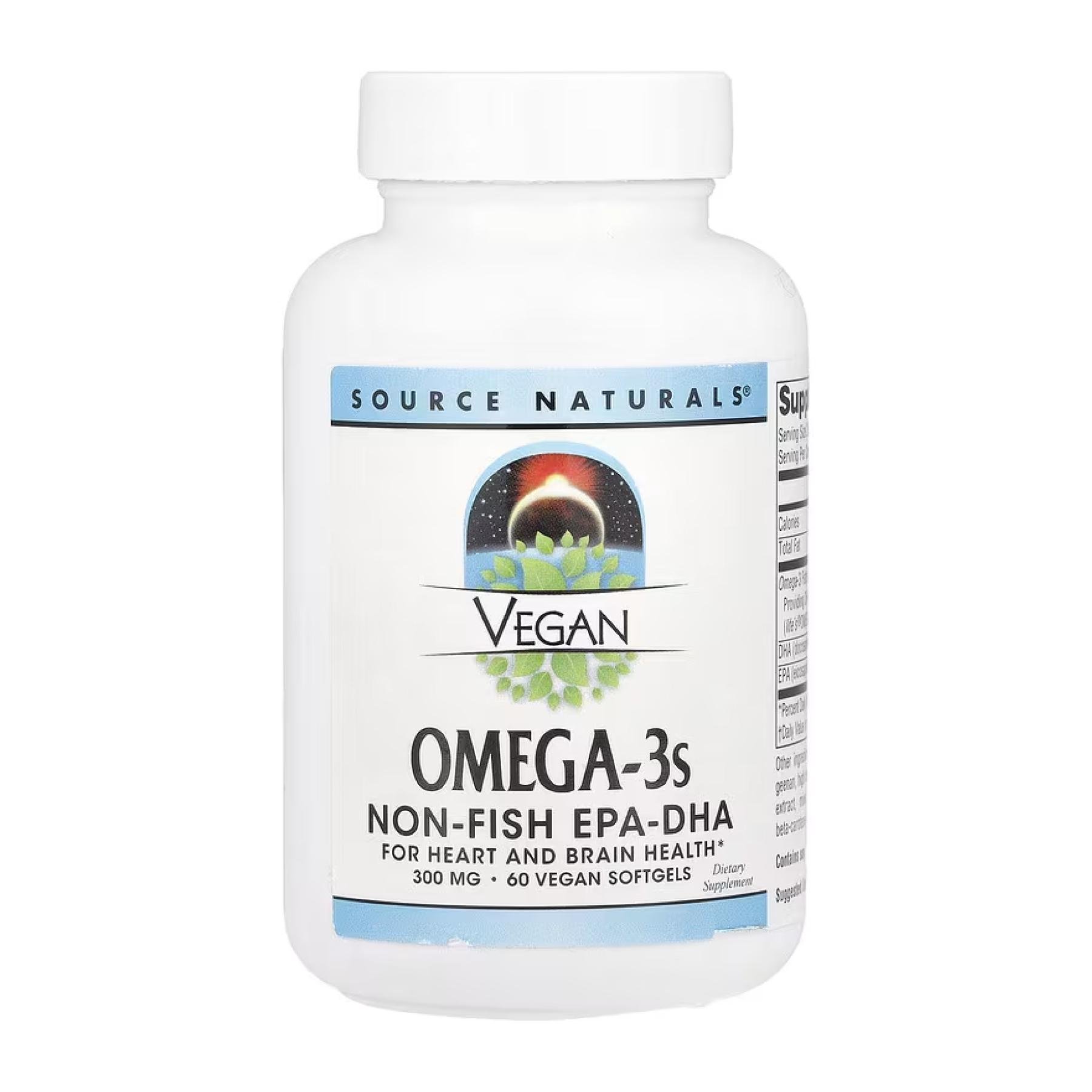 Омега 3 Source Naturals Vegan Omega 3s EPA-DHA 300 мг 60 коп.