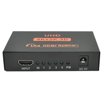 Сплітер активний HDMI 1=>4 порта 4K 2K DC5V/2A (3017147373) Сплітер активний HDMI 1=>4 порта 4K 2K DC5V/2A (3017147373)