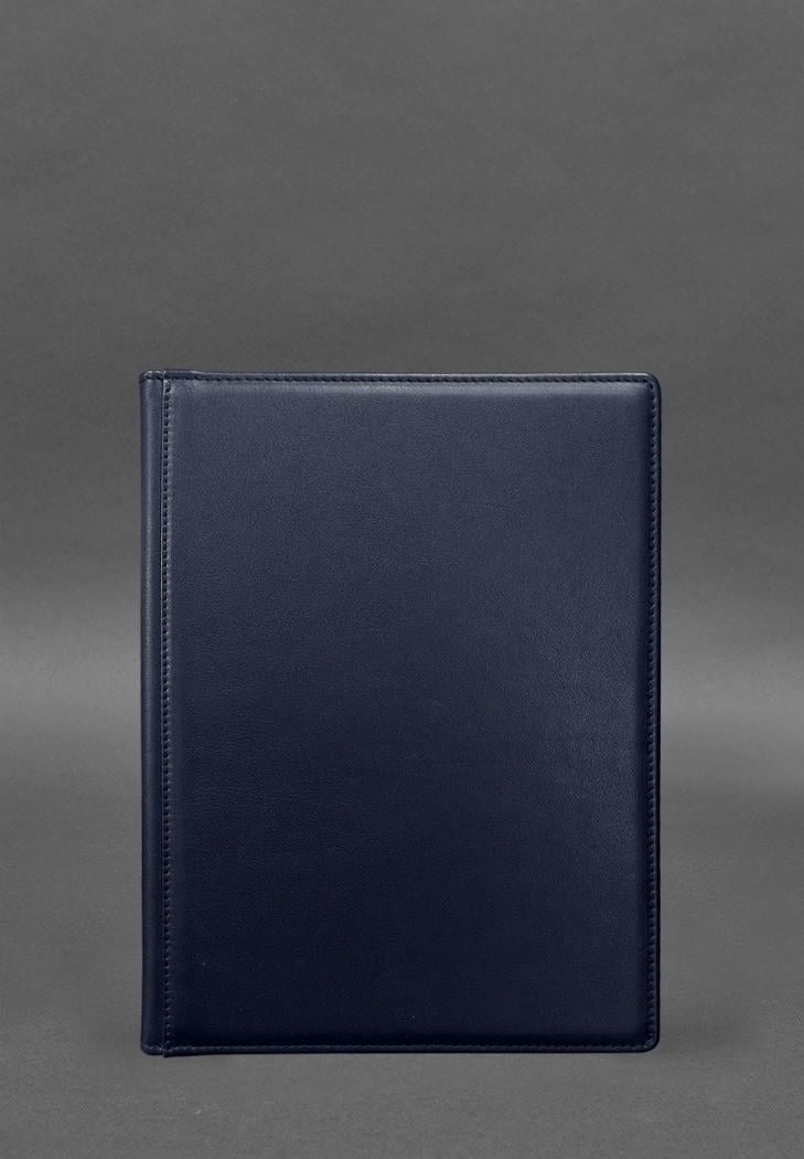 Папка шкіряна для документів на підпис Темно-синій (A-027911)