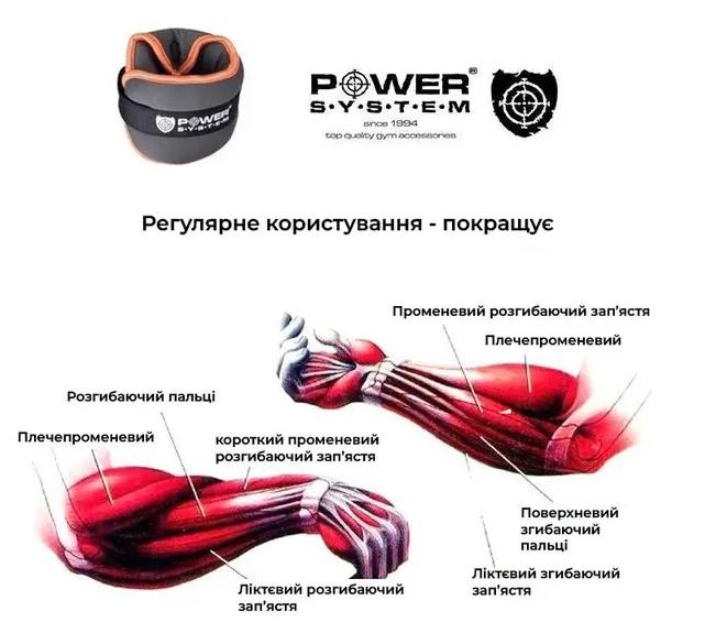 Утяжелители-манжеты для ног и рук Power System PS-4043 Wrist Weights 2 шт. 0,5 кг (PS-4043_Grey) - фото 8 Утяжелители-манжеты для ног и рук Power System PS-4043 Wrist Weights 2 шт. 0,5 кг (PS-4043_Grey) - фото 8