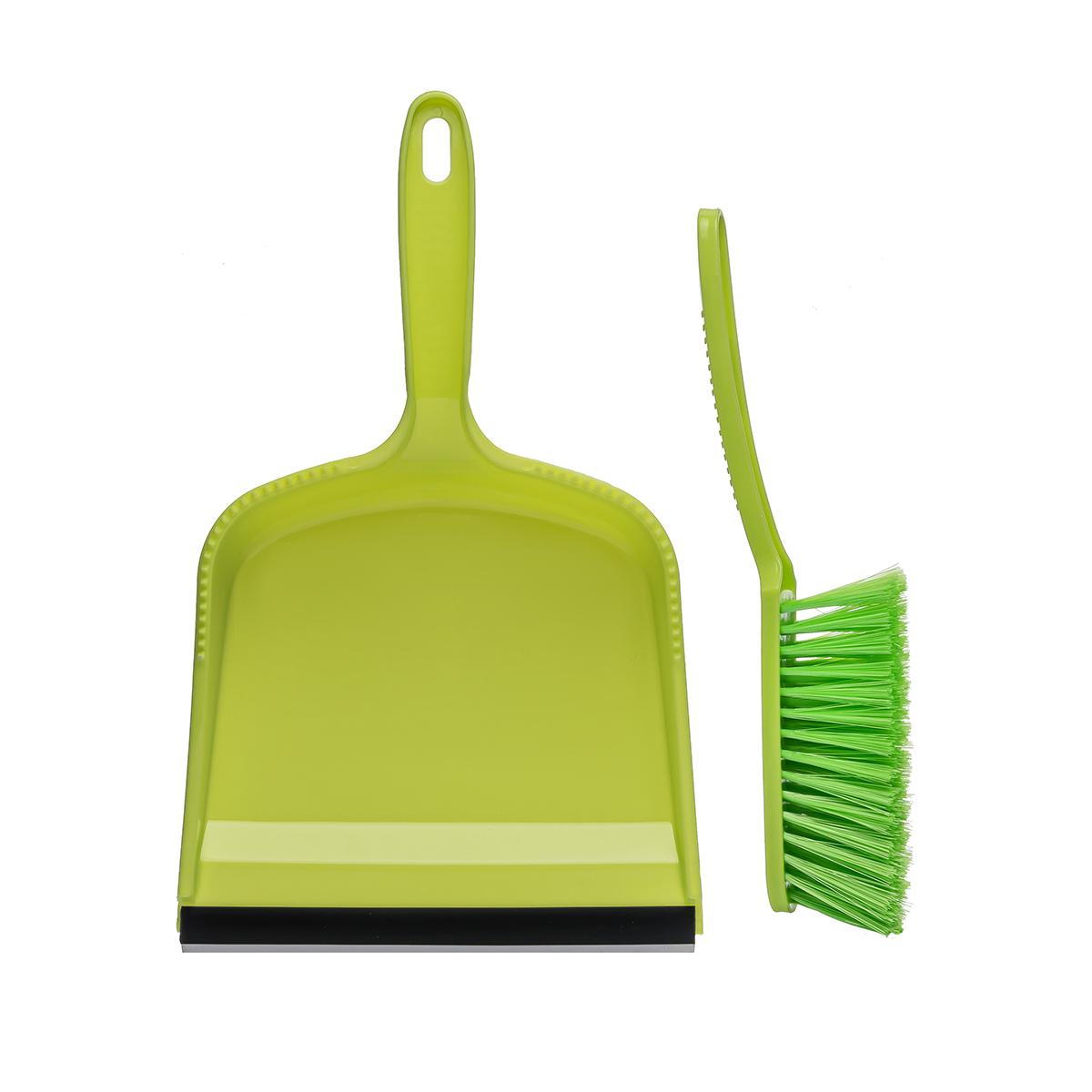 Совок зі щіткою Kornel KL-12 Зелений - фото 2