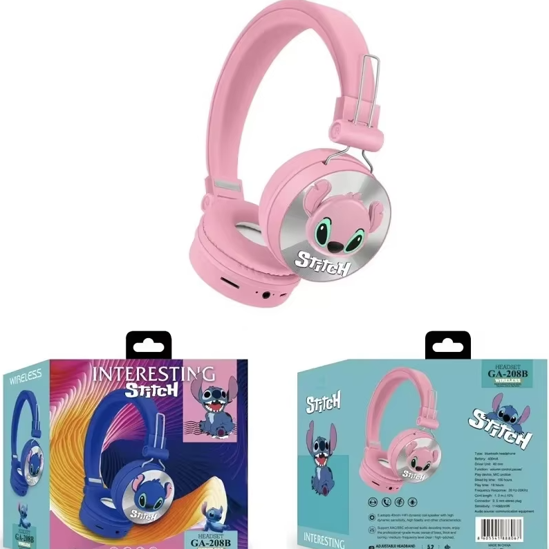 Навушники бездротові Bluetooth Disney Stitch (GA208B) - фото 2 Навушники бездротові Bluetooth Disney Stitch (GA208B) - фото 2