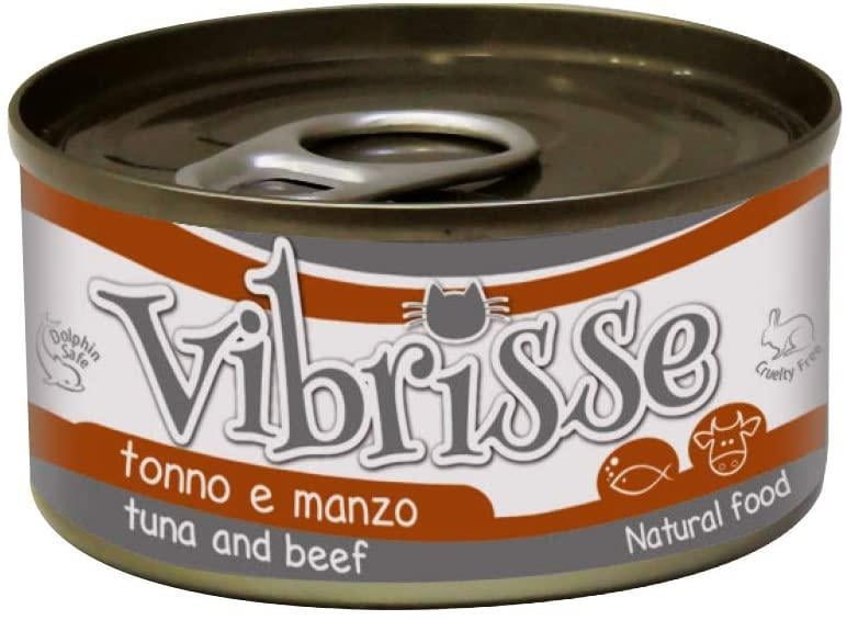 Корм для кота Croci Vibrisse з тунцем та яловичиною в соусі 24 шт. 70 г (1129503753)