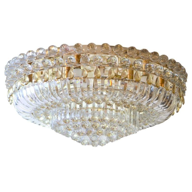 Люстра потолочная торт Brille BCL-601C/9xE14/24x3 W LED с подсветкой большая