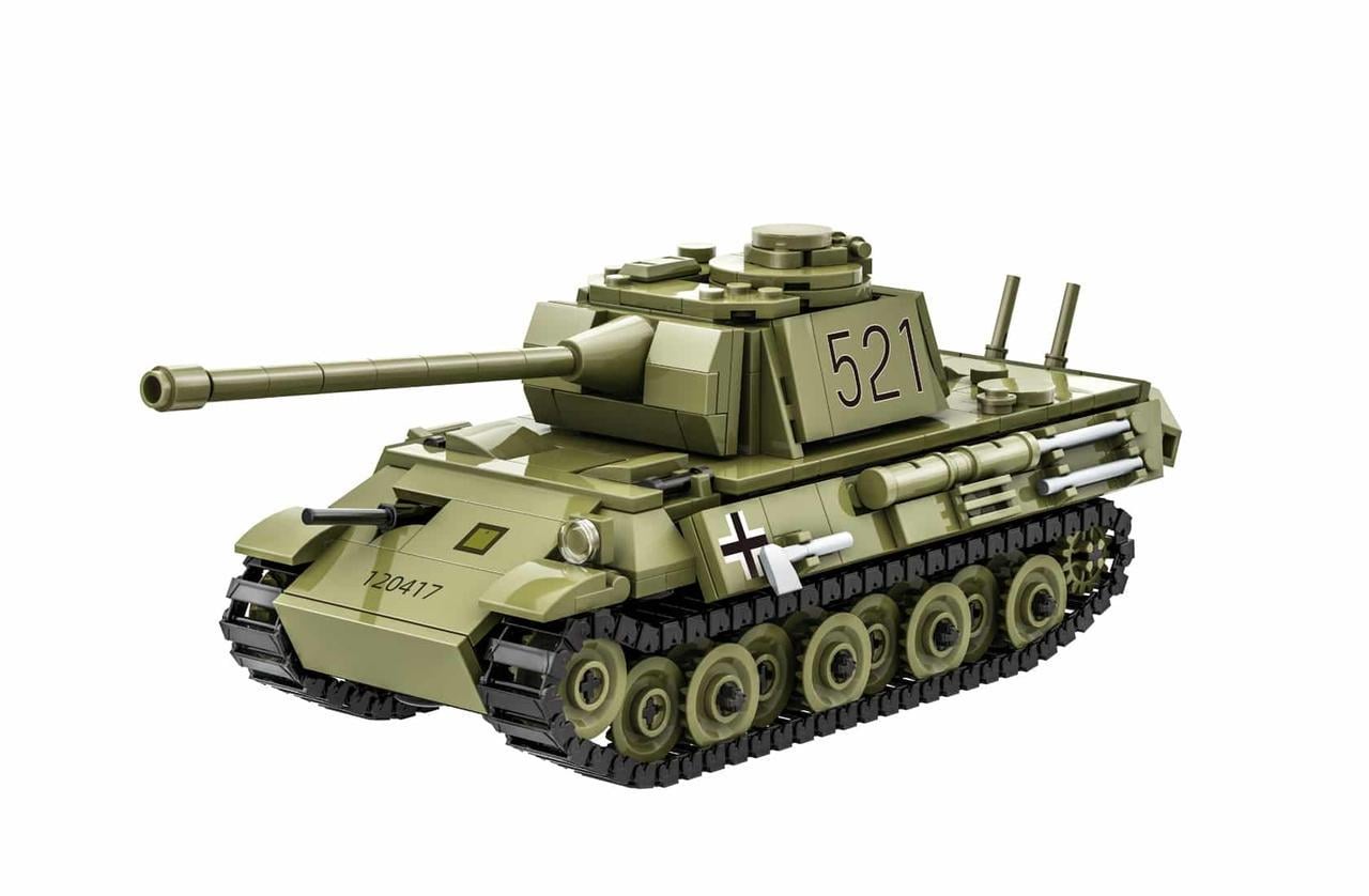 Конструктор Wange Panther Pz.Kpfw V Танк Пантера 638 дет. Зеленый (4517)