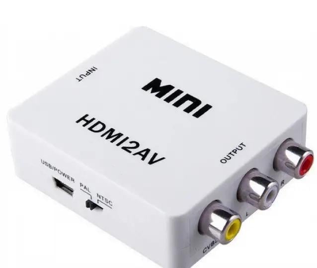 Конвертер HDMI to AV RCA тюльпан переходник av 001 адаптер 1080p с питанием Белый (4273) Конвертер HDMI to AV RCA тюльпан переходник av 001 адаптер 1080p с питанием Белый (4273)