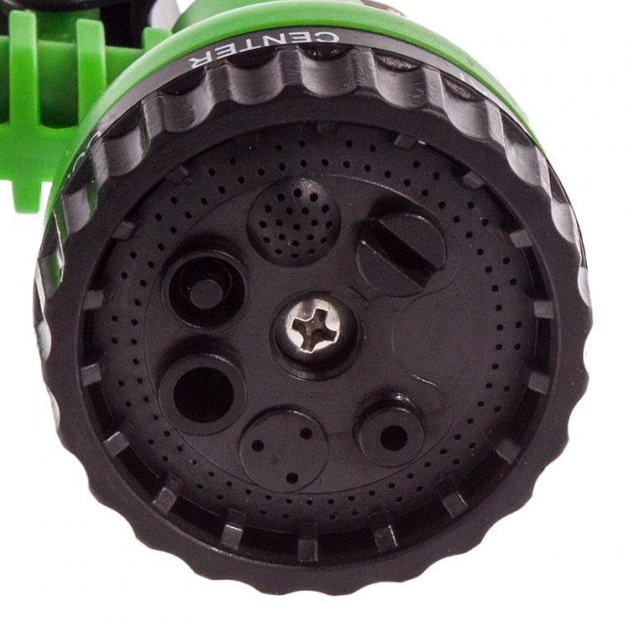 Шланг-гармошка Magic House с распылителем и 7 режимами полива 30 м. Зеленый - фото 5 Шланг-гармошка Magic House с распылителем и 7 режимами полива 30 м. Зеленый - фото 5