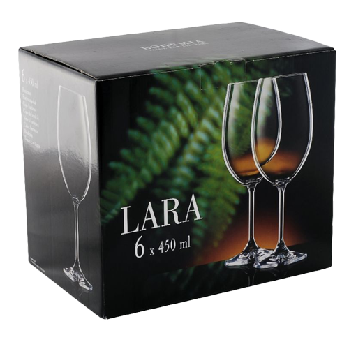 Набор бокалов для вина Bohemia Lara 450 мл 6 шт. (40415/450) - фото 3 Набор бокалов для вина Bohemia Lara 450 мл 6 шт. (40415/450) - фото 3