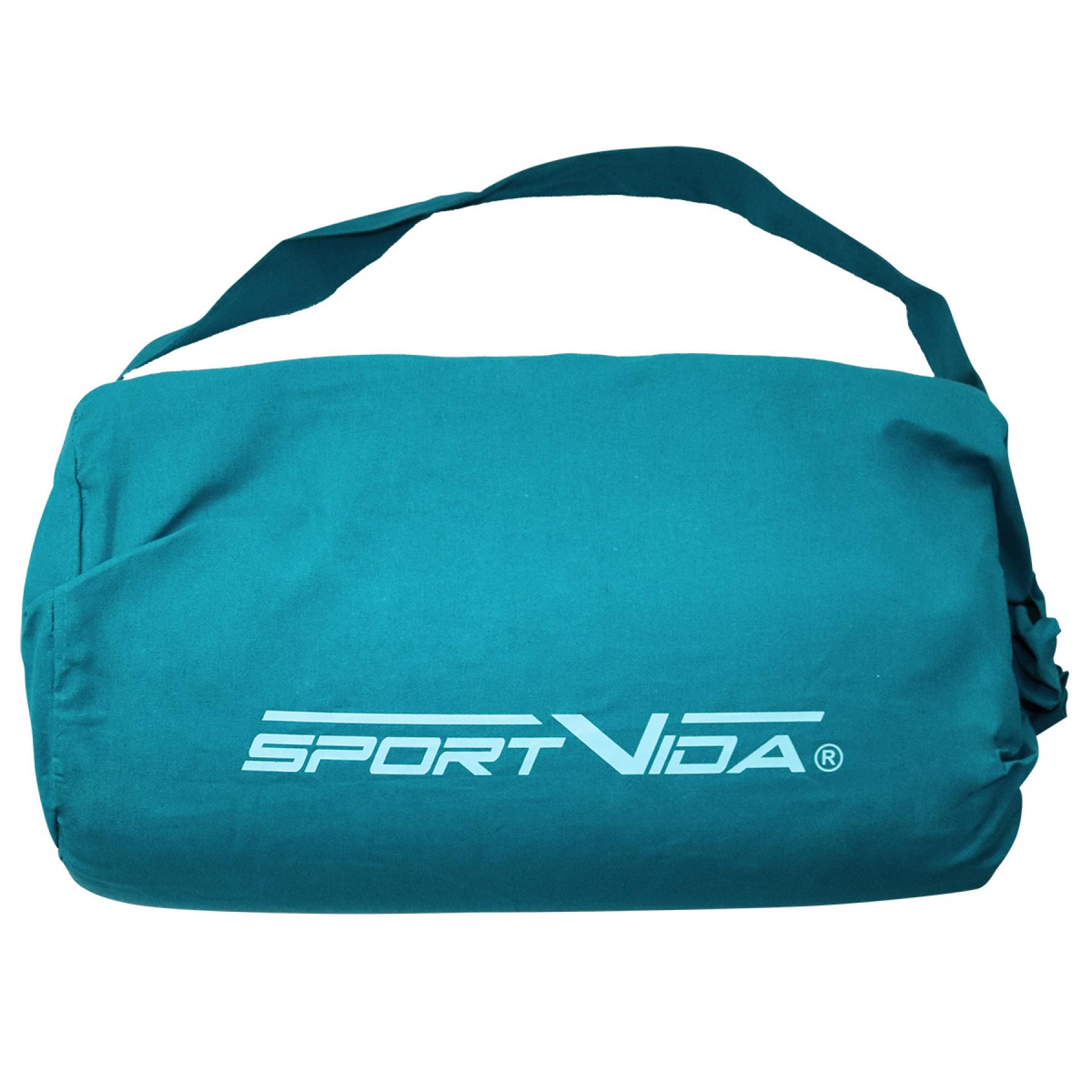 Килимок акупунктурний з валиком SportVida Аплікатор Кузнєцова 66x40 см Turquoise/Turquoise (SV-HK0283) - фото 8