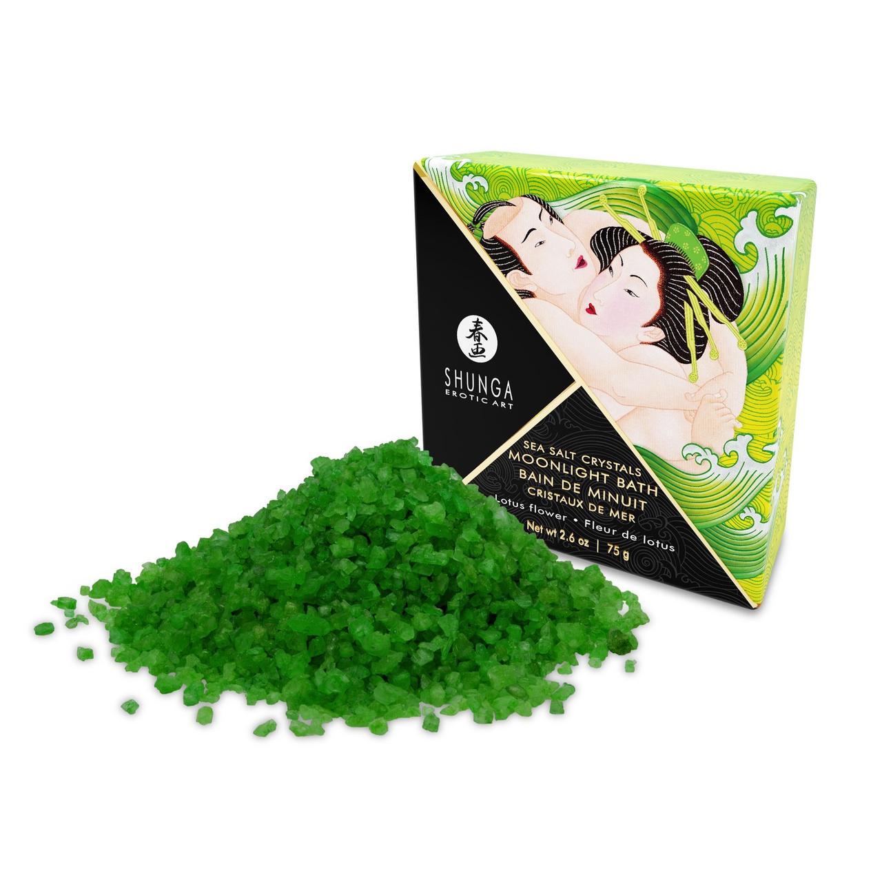 Соль для ванны Shunga Moonlight Bath Lotus Flower 75 г (SO2542)