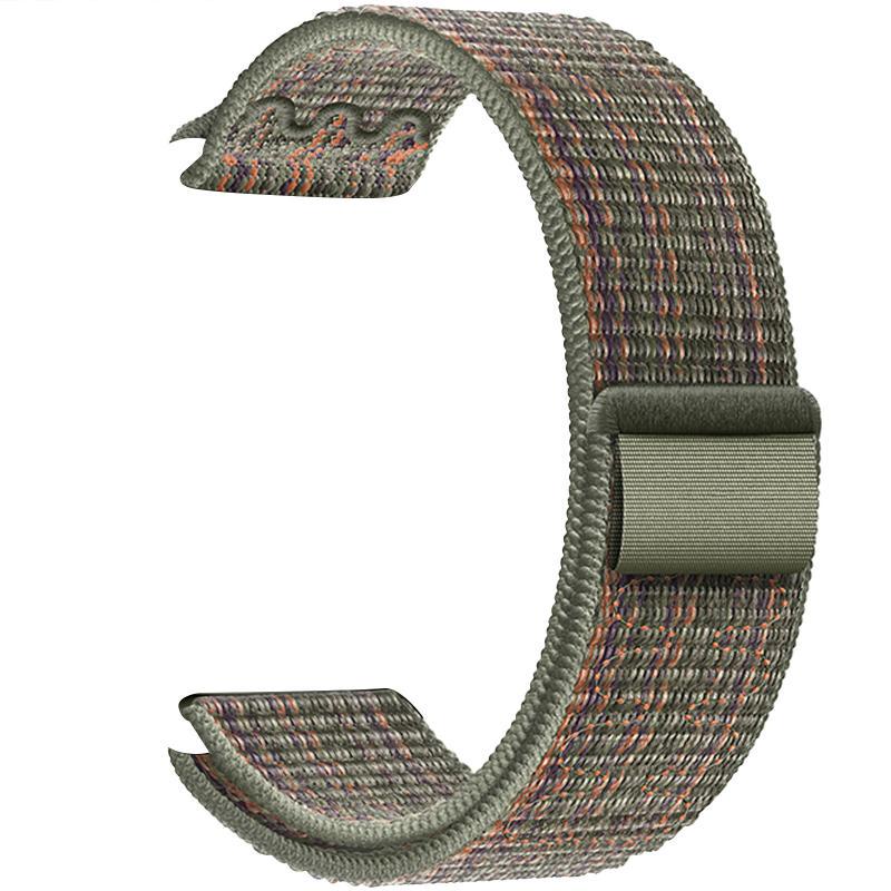 Ремешок Hoco WA25 series nylon strap для Apple watch 38/40/41 мм Dark Green with Orange