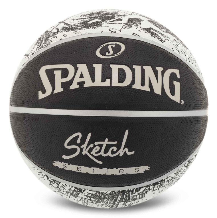 Баскетбольный мяч резиновый S-G SKETCH 84447Y №7 Черный (29654935) Баскетбольный мяч резиновый S-G SKETCH 84447Y №7 Черный (29654935)