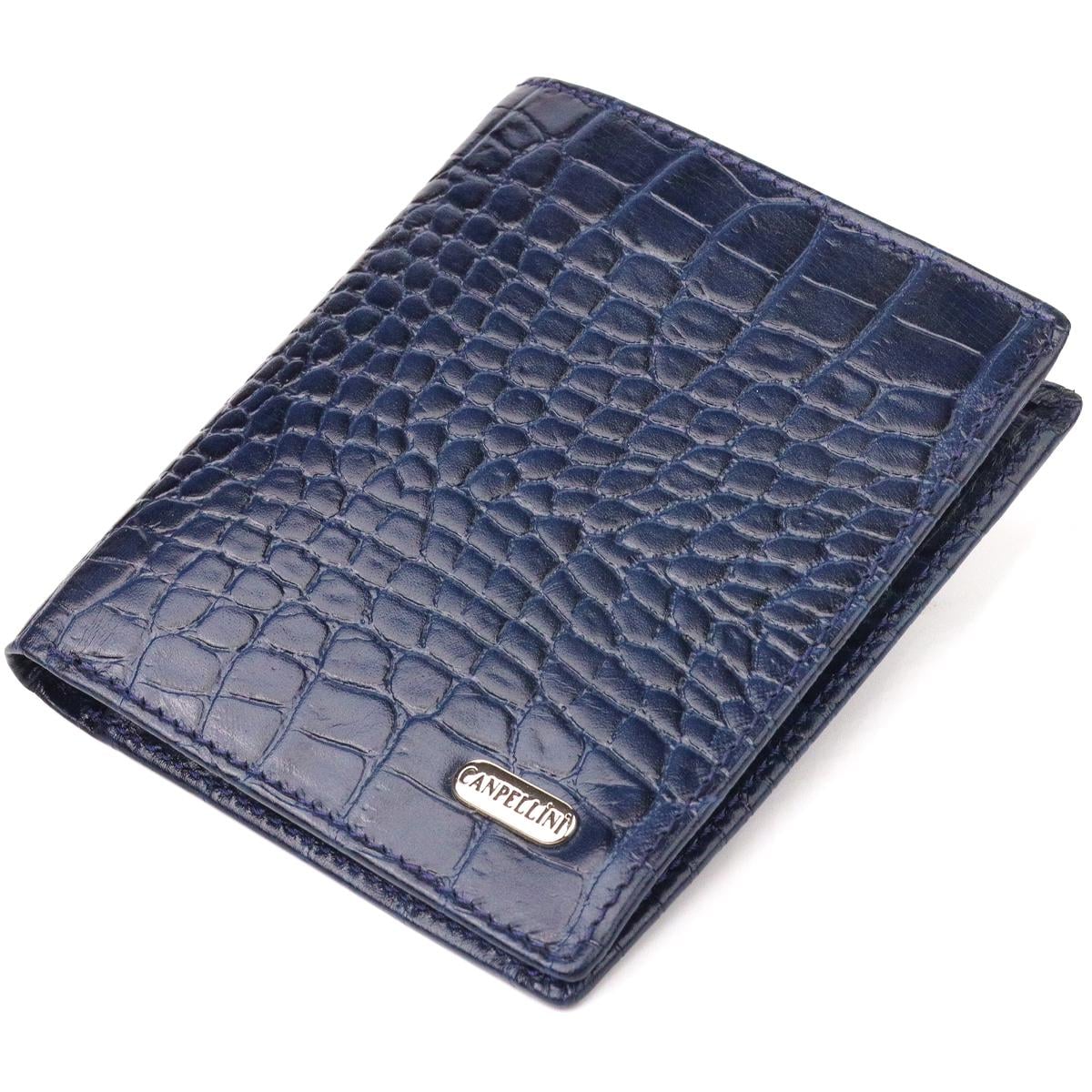 Портмоне кожаное мужское Canpellini Purse 21499 Синей (55280)