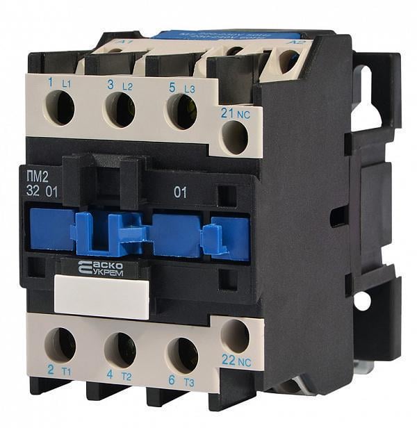 Контактор-пускатель АСКО-Укрем ПМ 2-32-01 M7 LC1-D3201 32А 220 B 1NC (A0040010050) - фото 3