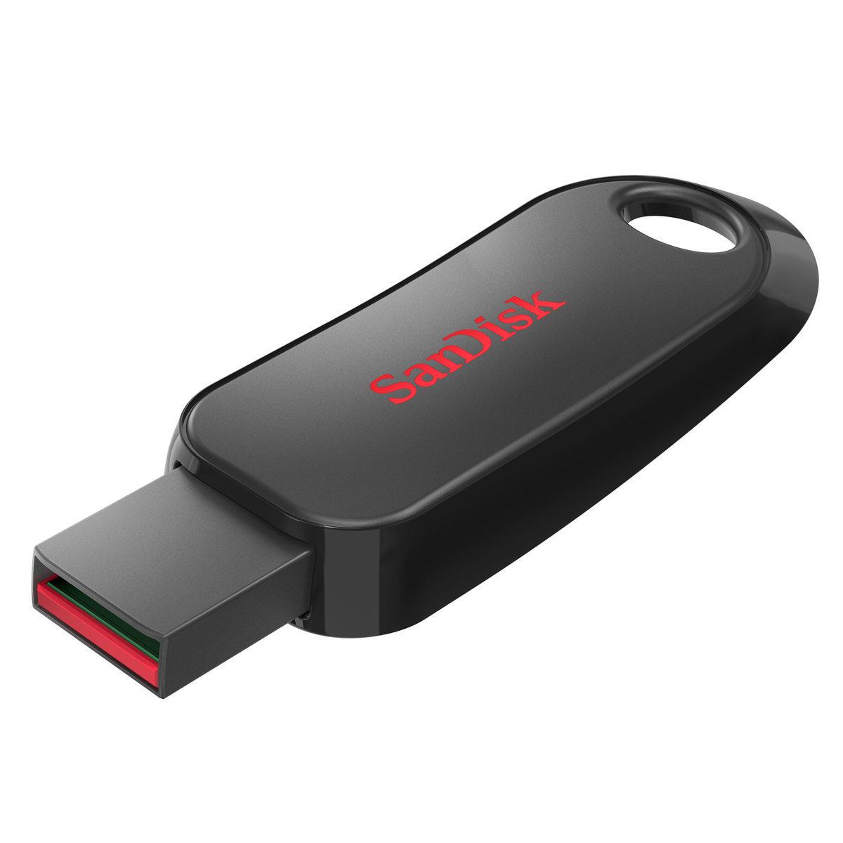 Флеш-накопитель для ноутбука Flash SanDisk USB 2.0 Cruzer Snap 32Gb Black (SDCZ62-032G-G35) - фото 3