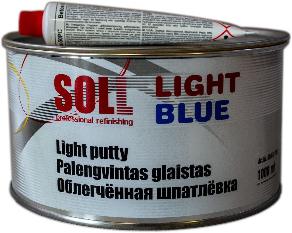 Шпаклевка универсальная SOLL Light мягкая 1,0 л Blue (000033223)