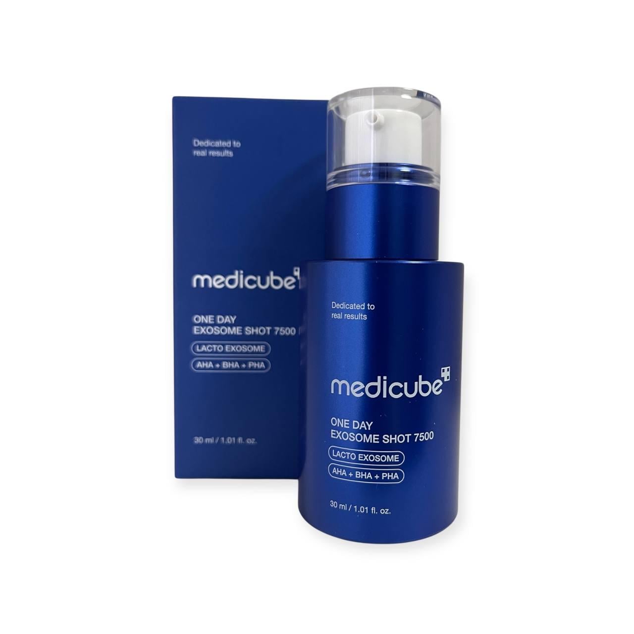 Сыворотка интенсивная с экзосомами и спикулами Medicube One Day Exosome Shot Pore Ampoule 7500 30 мл Сыворотка интенсивная с экзосомами и спикулами Medicube One Day Exosome Shot Pore Ampoule 7500 30 мл