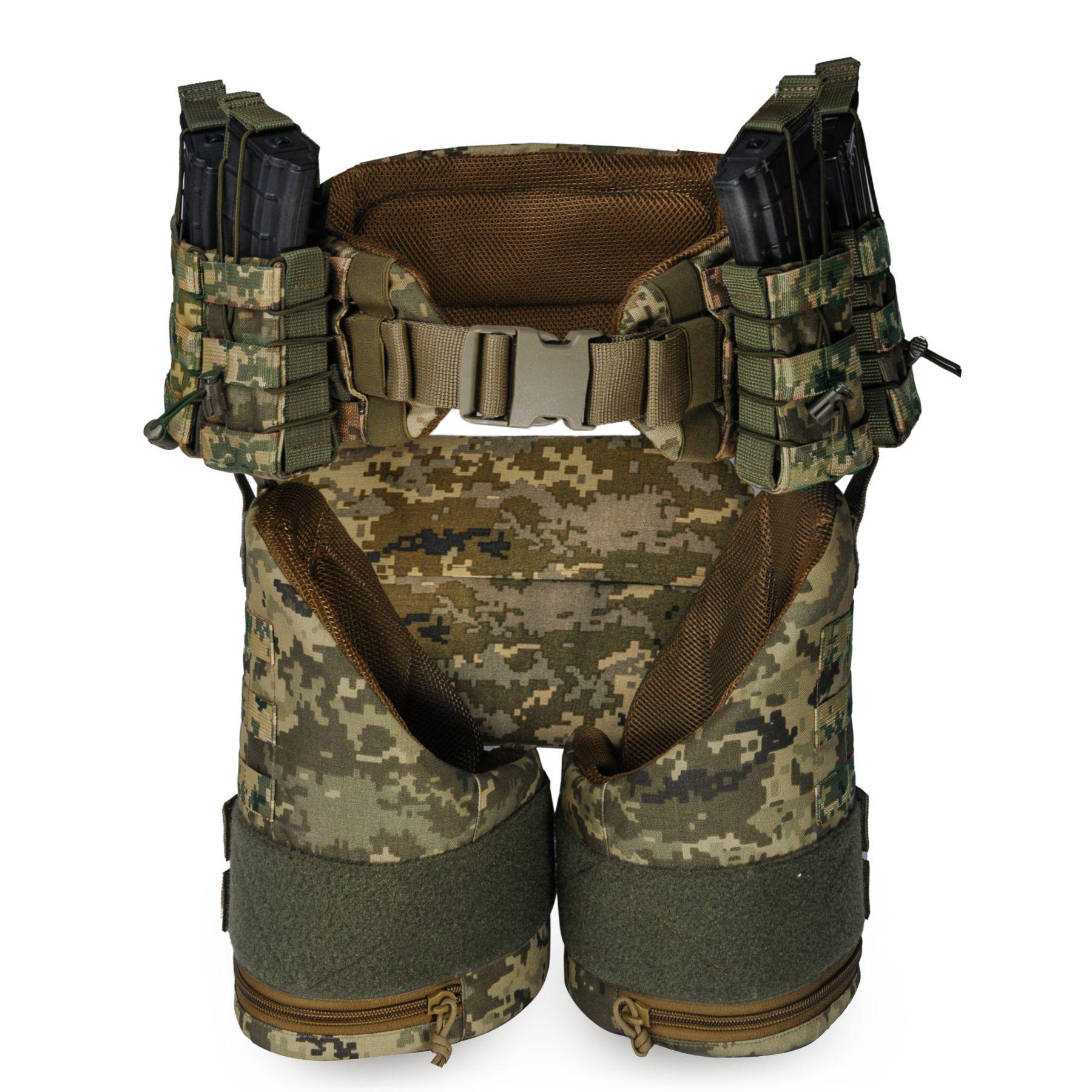 Баллистическая защита ног бедер и РПС Warbelt 1 класс SPECPROM L Пиксель