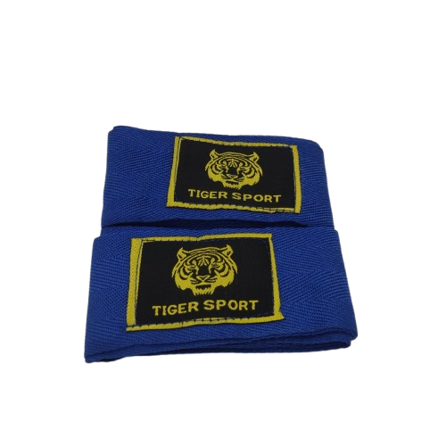Бинт боксерский TigerSport 1,5 м хлопок Синий (151576)