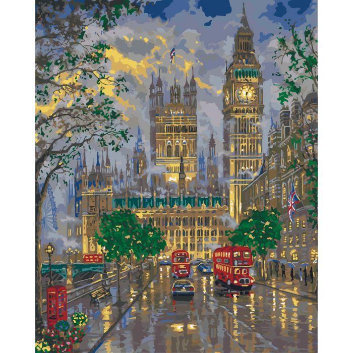 Картина по номерам Идейка Дворец Вестминстер 2 40x50 см (skl-КНО3524)