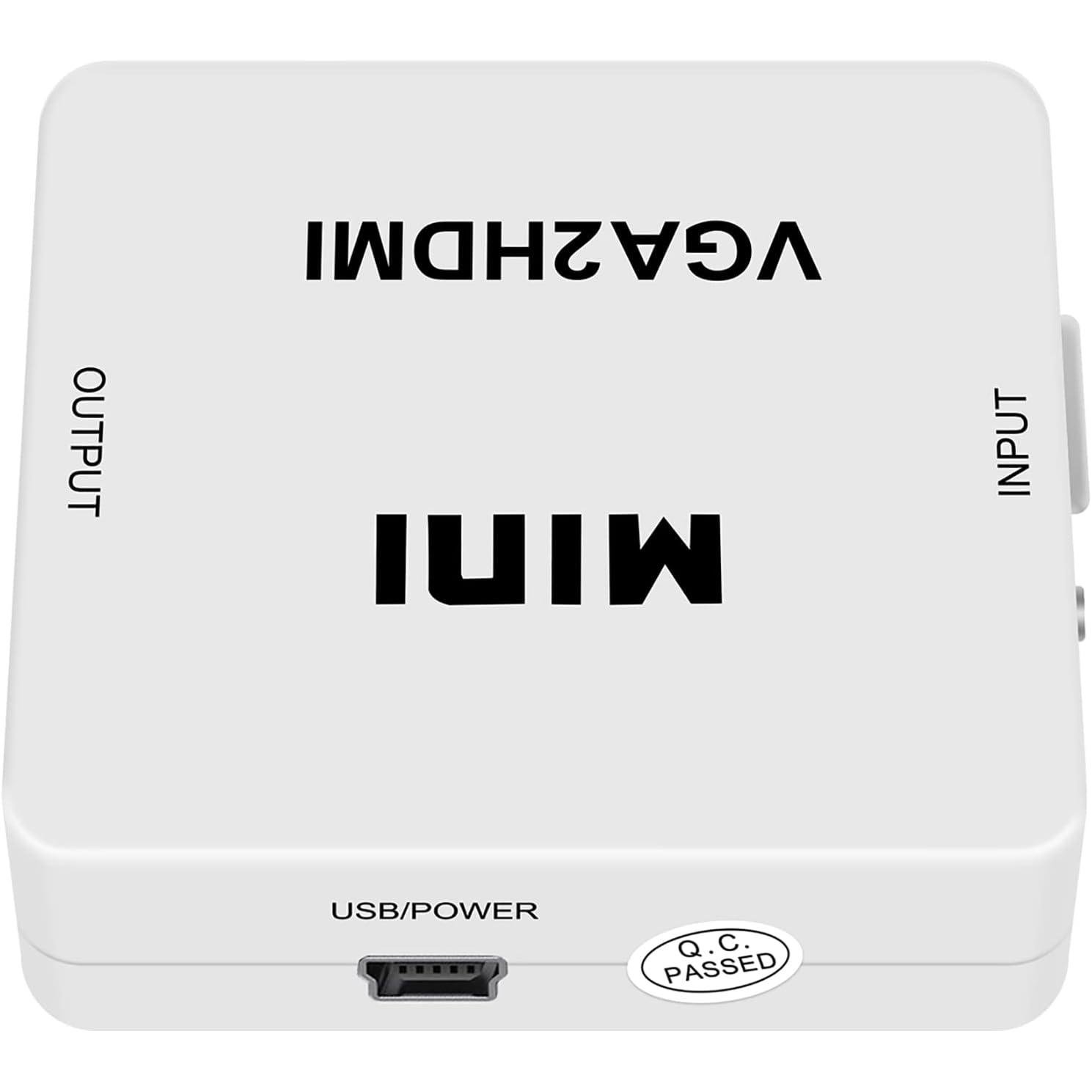 Конвертер видеосигнала с VGA на HDMI порт Addap VGA2HDMI-01 мультимедийный Full HD 1080P - фото 13 Конвертер видеосигнала с VGA на HDMI порт Addap VGA2HDMI-01 мультимедийный Full HD 1080P - фото 13